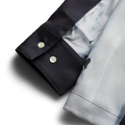 BRUSH BUTTON UP -ADIDAS Store IISEBRUSHBUTTONUPBLACKWHITEMFW22 02 02 4