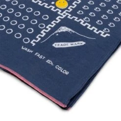 FASTCOLOR SELVEDGE BANDANA (MIRRORED FUJI SMILE) -ADIDAS Store KapitalFASTCOLORSELVEDGEBANDANA MIRROREDFUJISMILE NAVYOSEK 1036 4