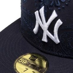 NEW ERA 59FIFTY NEW YORK YANKEES SWIRL FITTED CAP -ADIDAS Store NewEra5950MLBSWIRL12763NEYYANOTCNAVY760288103 4