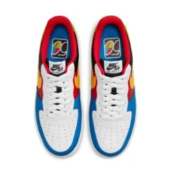 Nike X UNO AIR FORCE 1 '07 QS -ADIDAS Store NikexUnoAirForce1WHITEYELLOWZEST UNIVERSITYREDDC8887 100 4