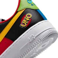 Nike X UNO AIR FORCE 1 '07 QS -ADIDAS Store NikexUnoAirForce1WHITEYELLOWZEST UNIVERSITYREDDC8887 100 6