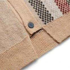 Aries JOHNNY PLAID CARDIGAN -ADIDAS Store ariesJOHNNYPLAIDCARDIGANBEIGEMFTAR20025 4