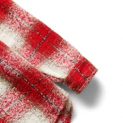 HEAVY FLANNEL OVERSHIRT -ADIDAS Store fuckingawesomeHEAVYFLANNELOVERSHIRTREDWHITESFA FW22 019 3