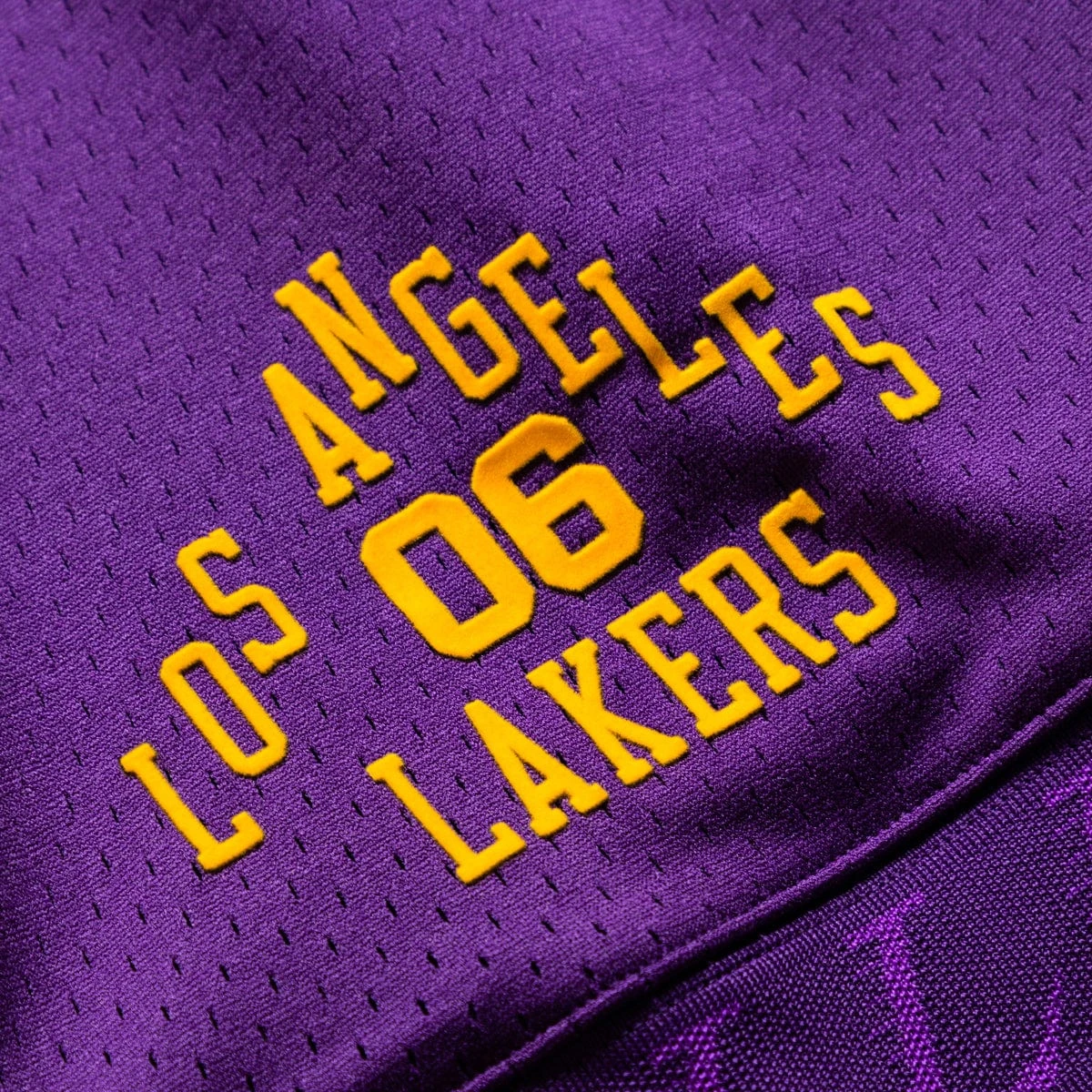 Mitchell & Ness X BODEGA WORLDWIDE RESPECT LAKERS SHORTS 3 Mitchell & Ness X BODEGA WORLDWIDE RESPECT LAKERS SHORTS - Image 3