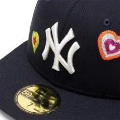 NEW ERA 59FIFTY NY YANKEES CHAIN STITCH HEART FITTED CAP -ADIDAS Store newera5950CHAINSTITCHHEART12451NEYYANOTCNAVY760288235 4