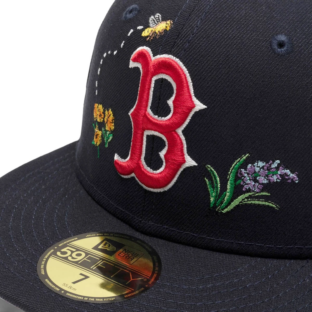 NEW ERA 59FIFTY BOSTON RED SOX WATERCOLOR FLORAL FITTED CAP 4 NEW ERA 59FIFTY BOSTON RED SOX WATERCOLOR FLORAL FITTED CAP - Image 4