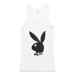 Pleasures X PLAYBOY TANK TOP (2 PACK) -ADIDAS Store pleasuresXPLAYBOYTANKTOP 2PACK WHITESP22PB031 WHITE 3