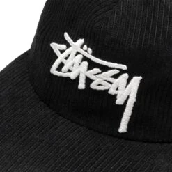 Stüssy CORDUROY TRUCKER CAP -ADIDAS Store stussyCORDUROYTRUCKERCAPBLACKOS1311068 4