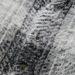 Stüssy HAIRY PLAID CARDIGAN -ADIDAS Store stussyHAIRYPLAIDCARDIGANWHITES117169 5